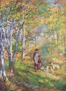 Pierre-Auguste Renoir Fontainebleau Sweden oil painting artist